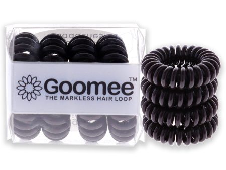 The Markless Hair Loop Set - Coco Brown by Goomee for Women - 4 Pc Hair Tie For Cheap