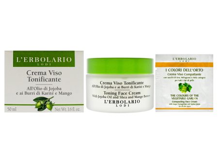 Toning Face Cream by LErbolario for Unisex - 1.6 oz Cream Supply