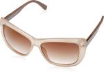 TOM FORD Women s TF 434 Lindsay 57G Clear Beige Brown Butterfly Sunglasses 58mm Online Hot Sale