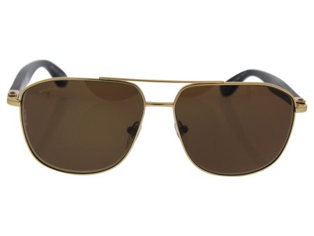 Bvlgari Bv5035tk 393 83 - Gold Plated brown Gradient Polarized Sunglasses For Women  60-14-145 mm Supply