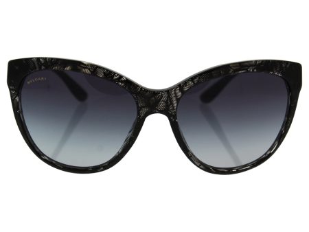 Bvlgari Bv8158 5366 8g - Variegated Black grey Shaded Sunglasses For Women  57-17-140 mm Online Sale