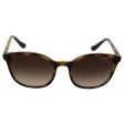 VOGUE Women s Plastic Woman Sunglass Square Sunglasses, DARK HAVANA, 52.0 mm Fashion