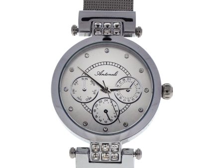 AL0704-09 Silver Stainless Steel Mesh Bracelet Watch Cheap