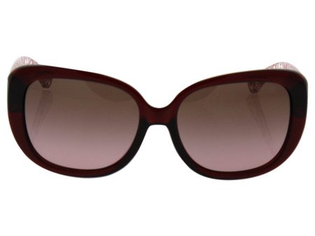 Coach Laurin HC8076 5154-14 - Burgundy-Pink Crystal by Coach for Women - 56-15-135 mm Sunglasses For Cheap