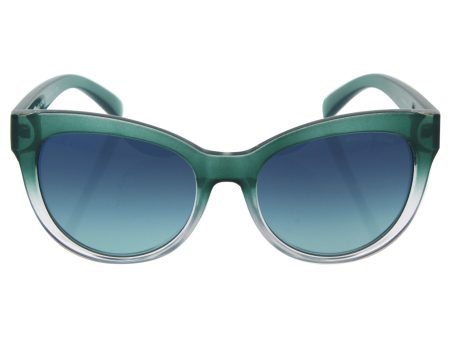 Michael Kors Mitzi I Square Cat Eye Sunglasses Teal Gradient Hot on Sale