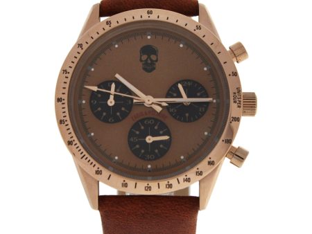 ZVM118 Master - Rose Gold Brown Leather Strap Watch by Zadig & Voltaire for Women - 1 Pc Watch For Discount