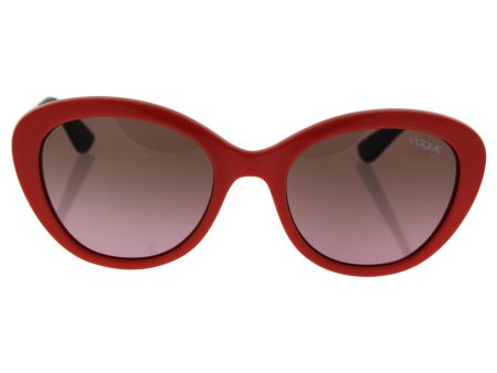 Vogue VO2870S Sunglasses 230814-52 - Coral Frame, Pink Gradient Brown For Discount