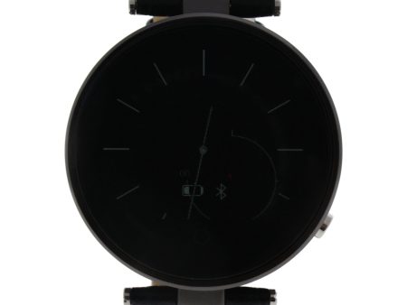 Eclock Ek-E1 Montre Connectee Black Leather Strap Smart Watch By Eclock For Unisex - 1 Pc Watch  1 Pc Supply